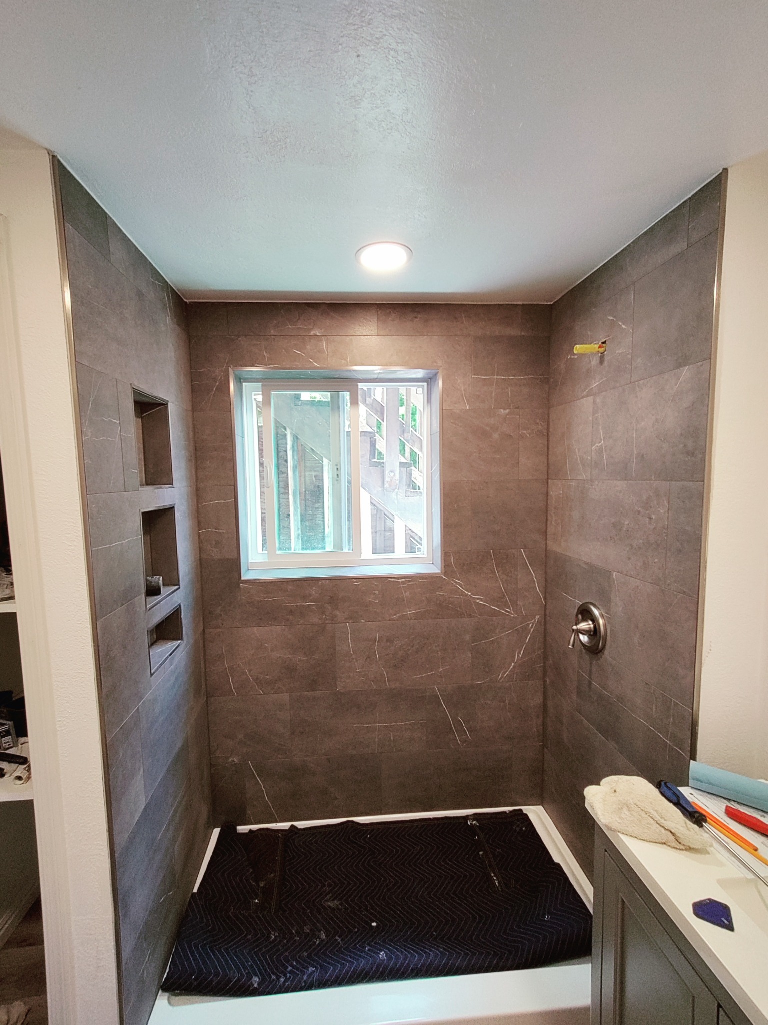 Finished tub to shower conversion Utah