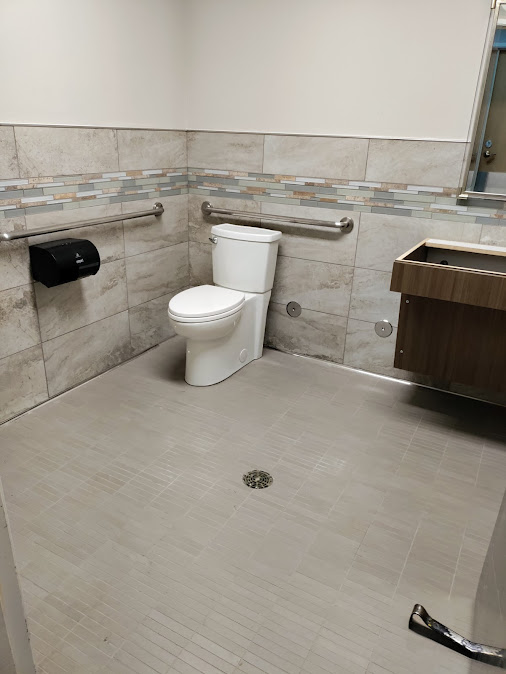 Sandy commercial restroom after Devco remodel